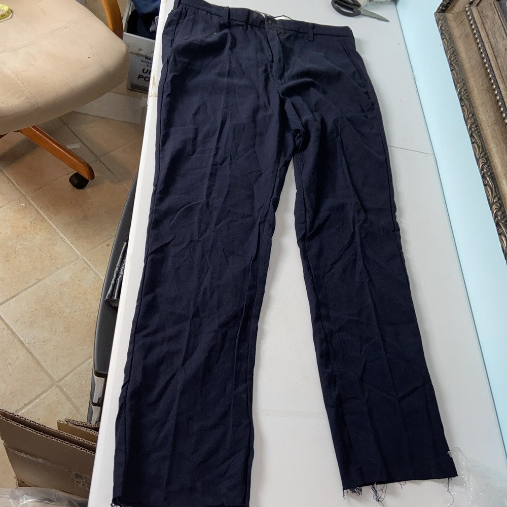 Bulwark FR Pants 42x36 Unhemmed Navy Military Firefighter